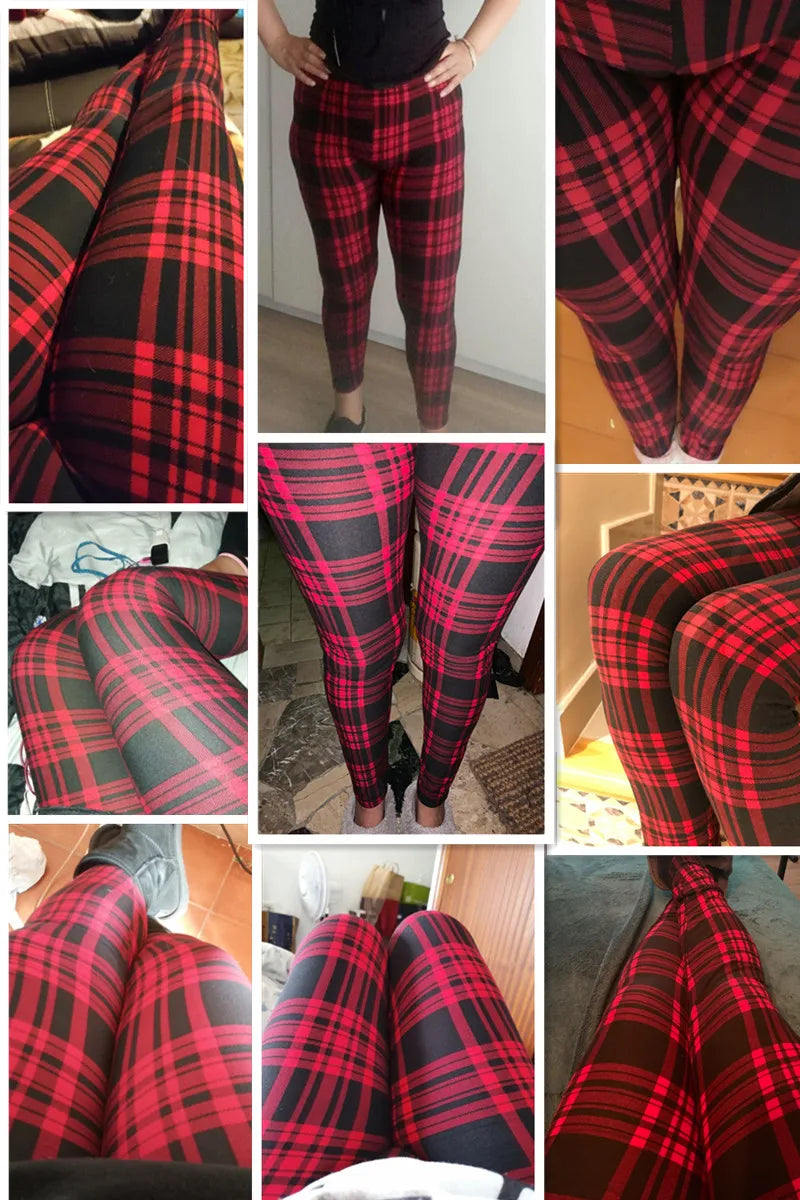 Camouflage Gray Green Tight Casual High Stretch Women's Leggings, Sporty And Sexy Fitness Retro Nine Point Pencil Pants