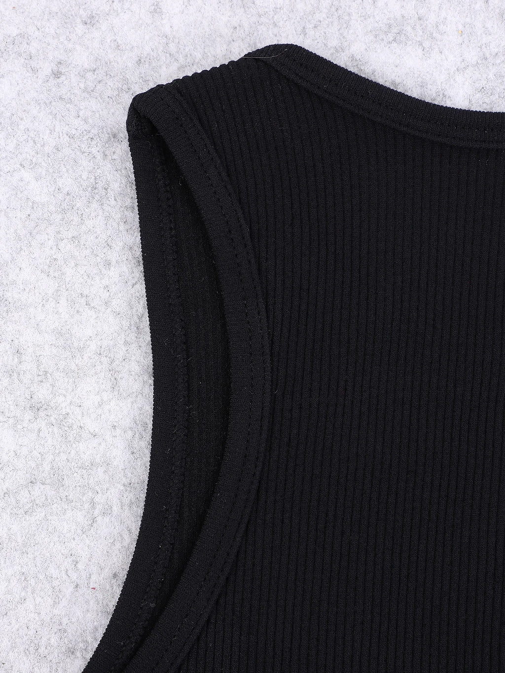 Seamless knitted high-elastic belly-baring yoga vest sleeveless casual sexy ribbed vest nylon quick-drying running fitness sport