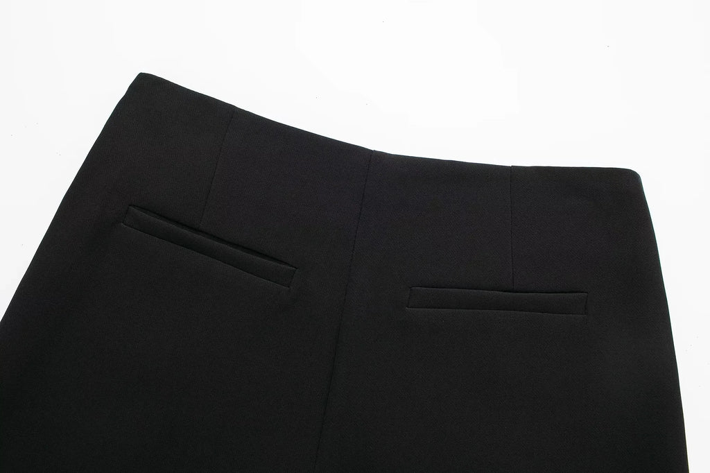 HXAO Women's Skort High Waist Brown Skirt Pants Stylish Summer Pink Black Mini Skirt Shorts Asymmetric Casual Off White Skort