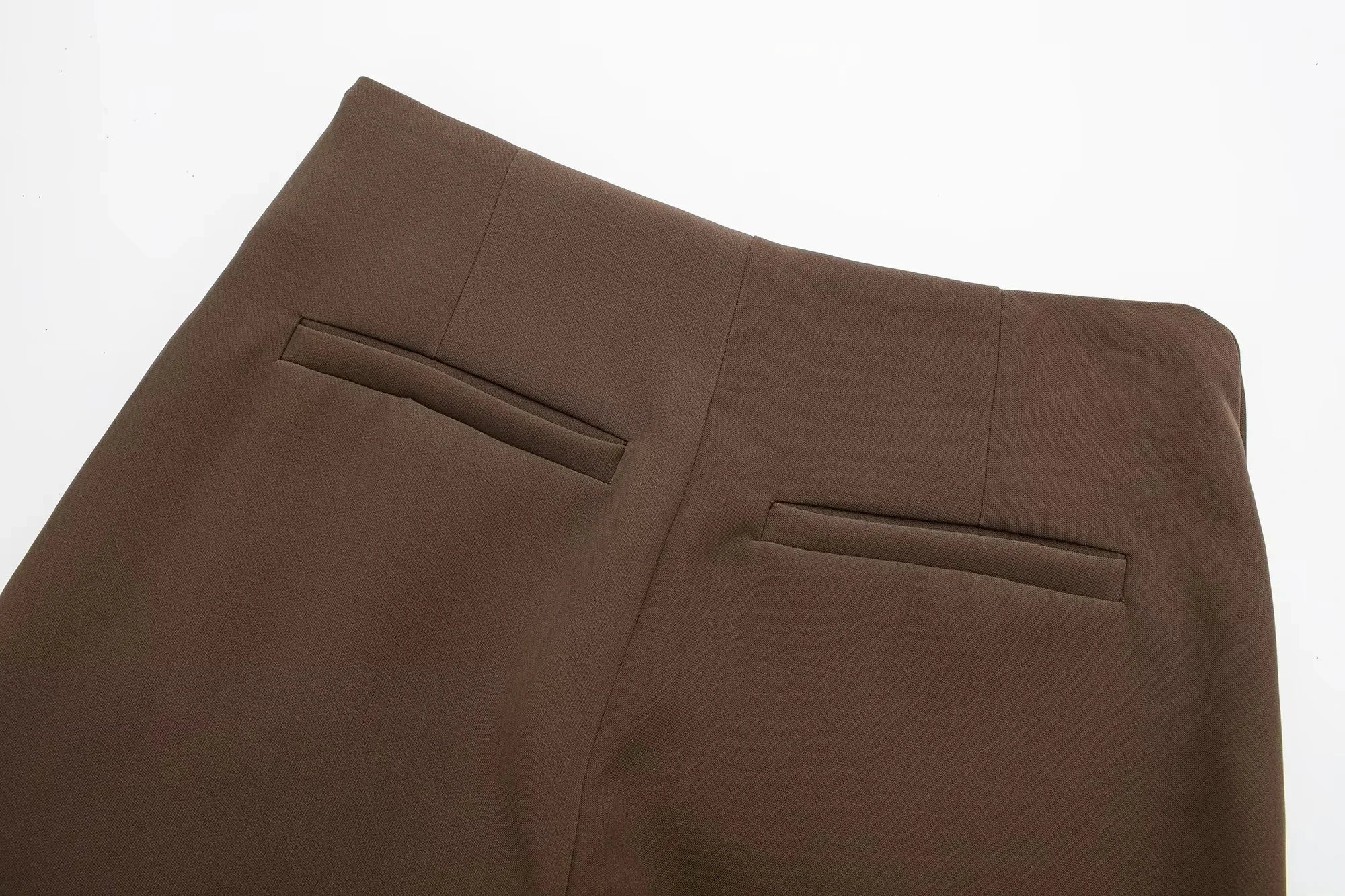 HXAO Women's Skort High Waist Brown Skirt Pants Stylish Summer Pink Black Mini Skirt Shorts Asymmetric Casual Off White Skort
