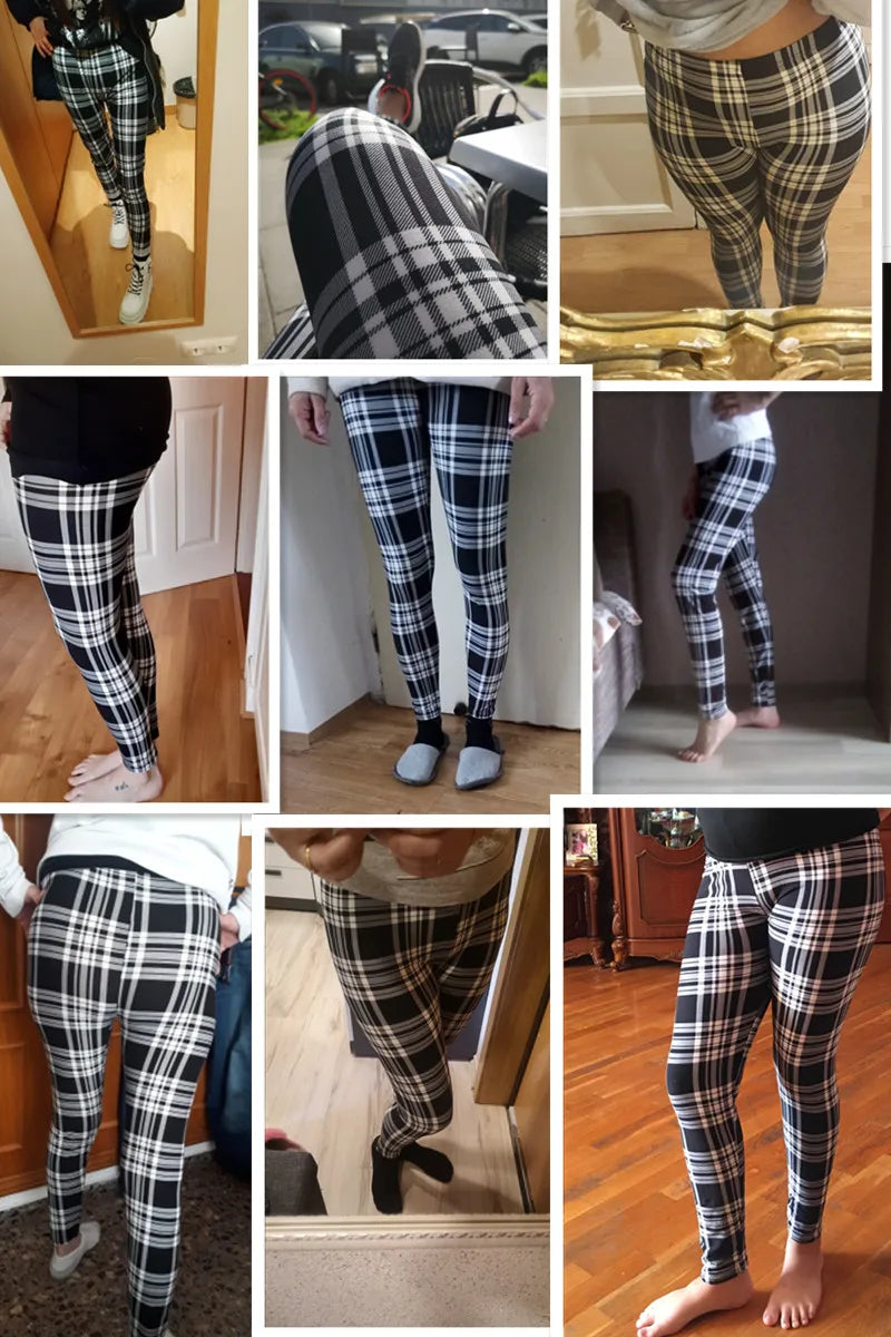 Camouflage Gray Green Tight Casual High Stretch Women's Leggings, Sporty And Sexy Fitness Retro Nine Point Pencil Pants