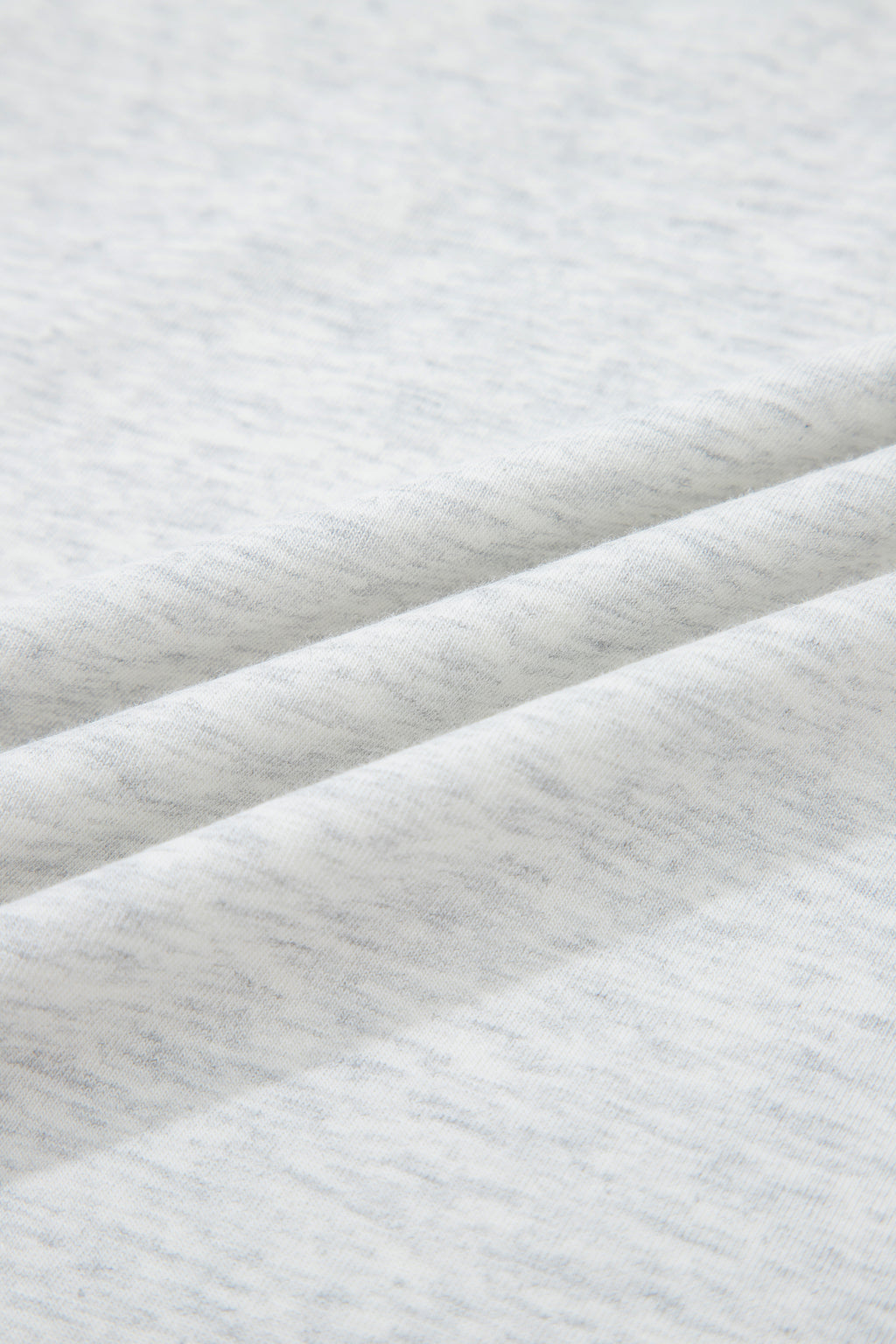 Light Grey Raw Seam Color Block Detail Buttoned Henley Tee